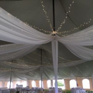 Center pole draping 12ft 1