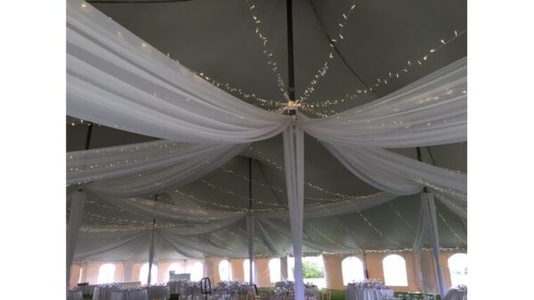 Center pole draping 12ft 1