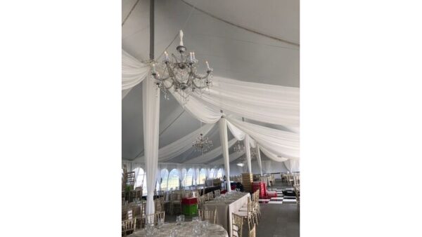 Center pole draping 12ft 1