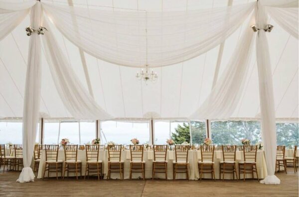 Center pole draping 12ft 2